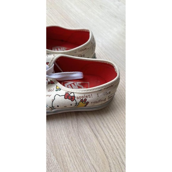 RARE VINTAGE Hello Kitty X Vans Shoe 40th Anniversary Sneakers Size 6.5 Womens - Picture 8 of 9